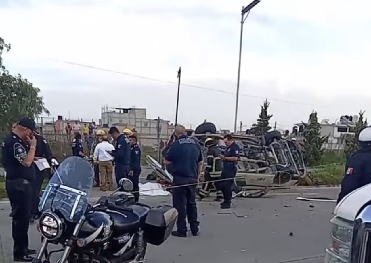 Dos personas sin vida  y 17 lesionadas tras accidente en el bulevar Minero de Pachuca